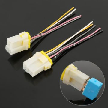 Picture of 10 PCS 5 PIN Relay Holder Base with Wire