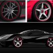 15 inch Luxury Car Wheel Hub Reflective Sticker - Red - 6