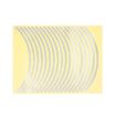 15 inch Luxury Car Wheel Hub Reflective Sticker - 2