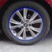 Picture of Color 17 inch Wheel Hub Reflective Sticker for Luxury Car (Blue)