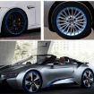 Picture of Color 17 inch Wheel Hub Reflective Sticker for Luxury Car (Blue)
