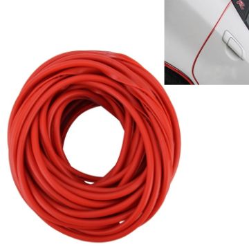 Picture of 5m Car Decorative Strip PVC Chrome Decoration Strip Door Seal Window Seal (Red)
