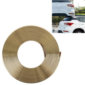 Picture of Car Headlight External Frame Decorative Strip Wheel Hub Trim Shining Decoration Strip (Gold)