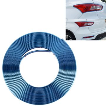 Picture of High Quality Car Headlight External Frame Decorative Strip - Shining Wheel Hub Trim Mouldings for Automobile Network Decorative Strip (Blue)