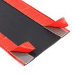 Universal Electroplate Carbon Fibre Car Door Threshold Decoration Strip Silver - 6