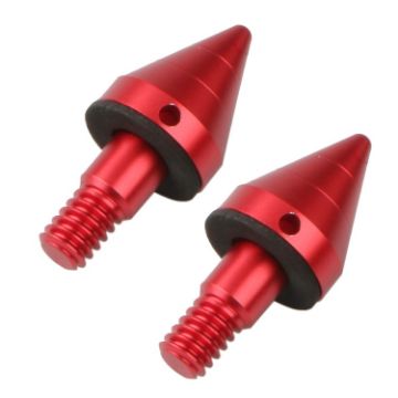 Picture of 2 PCS Car Rear Anti-collision Tail Cone for Mercedes Benz Smart 2009-2014, Style:Pointed (Red)