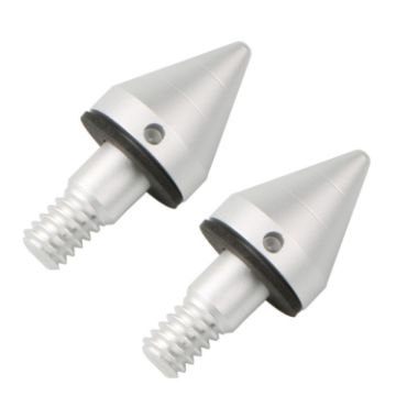 Picture of 2 PCS Car Rear Anti-collision Tail Cone for Mercedes Benz Smart 2009-2014, Style:Pointed (Silver)
