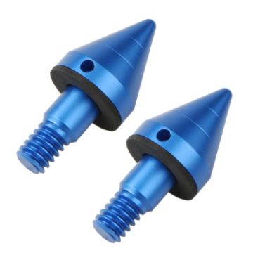 Picture of 2 PCS Car Rear Anti-collision Tail Cone for Mercedes Benz Smart 2009-2014, Style:Pointed (Blue)
