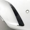 Picture of Car Rear Bumper Air Outlet Wind Knife Blade Decoration Sticker Strip for Mercedes-Benz C Class W205 (Carbon Fiber Black)