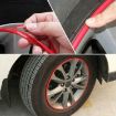 Car Wheel TPE Protection Ring Bumper Decoration - White - 4