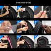Car Wheel TPE Protection Ring Bumper Decoration - White - 5