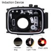 Picture of PULUZ 40m Underwater Depth Diving Case Waterproof Camera Housing for Canon G7 X Mark II (Black)