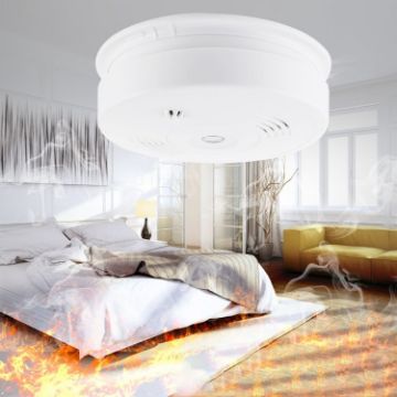 Picture of 433MHz Photoelectronc Smoke and Heat Detector (White)
