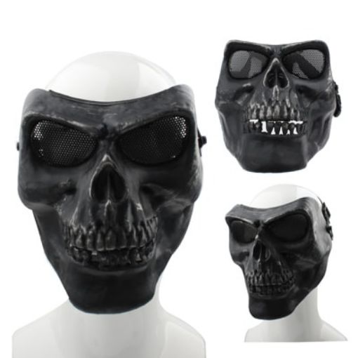 High Intensity Skeleton Anti BB Bomb Face Mask (Black) - 1