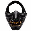 WosporT Halloween Grimace Half Face Mask - Black - 2