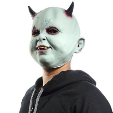 Picture of Halloween Festival Party Latex Devil Vampire Frightened Mask Headgear