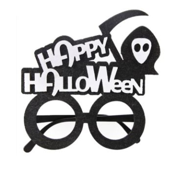 Picture of Halloween Decoration Funny Glasses Party Skeleton Spider Horror Props Sickle