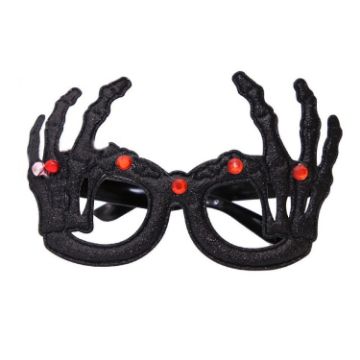 Picture of Halloween Decoration Funny Glasses Party Skeleton Spider Horror Props Skeleton Hand