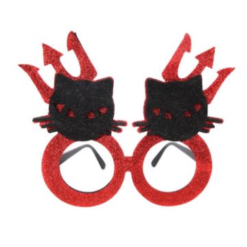 Picture of Halloween Decoration Funny Glasses Party Skeleton Spider Horror Props Little Owl