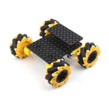 Picture of Waveshare Smart Mobile Robot Chassis Kit, Chassis:Normal (Mecanum Wheels)
