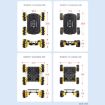 Picture of Waveshare Smart Mobile Robot Chassis Kit, Chassis:With Shock-absorbing (Normal Wheels)