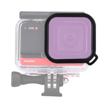 Picture of Square Housing Diving Color Lens Filter for Insta360 ONE R 4K Edition/1 inch dition (Purple)