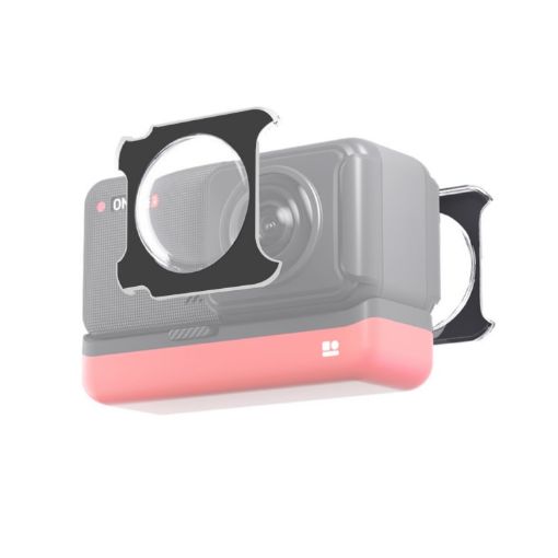 PULUZ Lens Guards PC Protective Cover for Insta360 One R/RS/Sphere - Black - 1