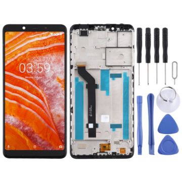 TFT LCD Screen for Nokia 3.1 Plus TA-1118 Digitizer Full Assembly with Frame - 1