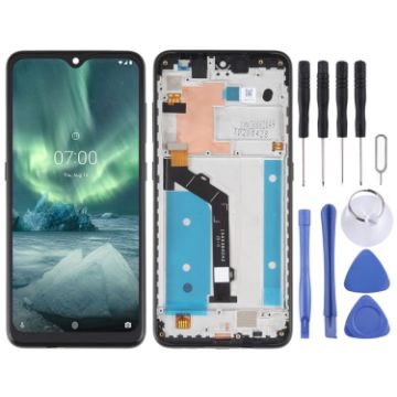 LCD Screen For Nokia 7.2/6.2 Digitizer Full Assembly with Frame - 1