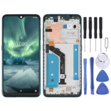 LCD Screen For Nokia 7.2/6.2 Digitizer Assembly with Frame - 1