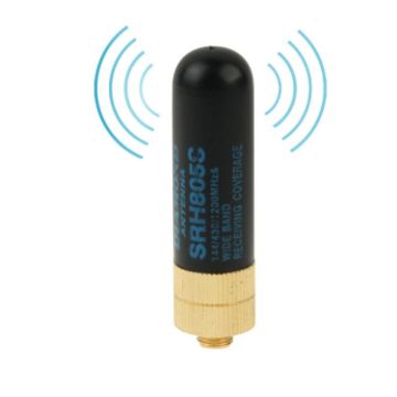 SRH805S Short SMA-F VHF + UHF Dual Band Handheld Radio Antena - 1