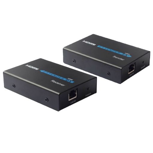 HDMI Extender over Single UTP CAT5e/6 Cable - 120m - Black - 1