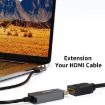 30cm HDMI Female to DVI 24+5 Pin Female Adapter Cable - Black - 5