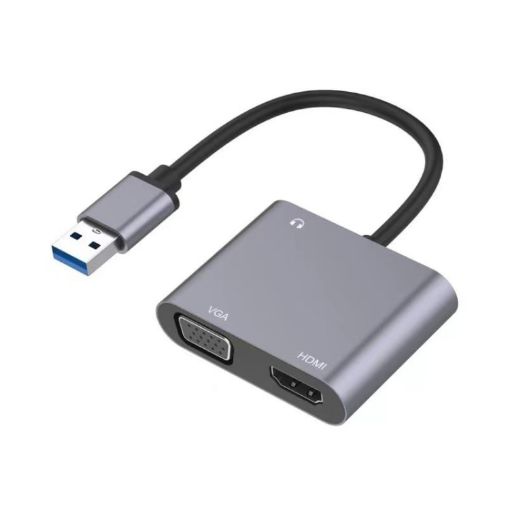 USB-C/Type-C 3.0 to HDMI/VGA Converter - 1