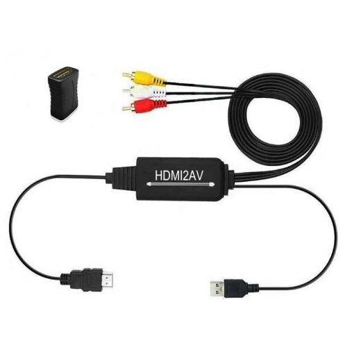 RL-HTAL1 HDMI to AV Converter Male to Male + HDMI Converter - 1