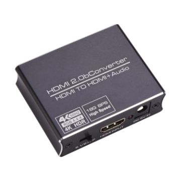 Picture of NK-330M 4K x 2K 60Hz HDMI to HDMI + Audio Converter (Black)