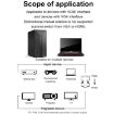 HDMI Female to VGA Male Adapter with Audio - Black - 4