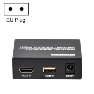 FJGEAR FJ-HKV50 HDMI+USB To KVM 1080P IP 50M Extender EU Plug - 1
