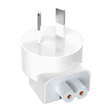 Travel Power Adapter Charger, AU Plug - White - 1