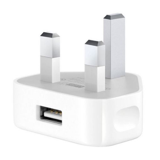 5V/1A USB Charger Adapter for iPhone, Galaxy, Huawei - White - 1
