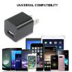 Dark Blue US Plug USB Charger - 6