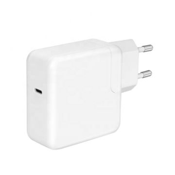 30W USB-C/Type-C 3.1 Port Power Charger Adapter EU Plug White - 1
