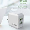 LDNIO A2201 Dual USB Charger with Micro Data Cable - 5