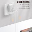LDNIO A201 2.4A Dual USB Charging Head Travel Charger (US Plug) - 3
