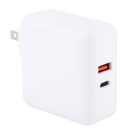 PD65W-A6 65W USB Quick Charger, US Plug (White) - 1