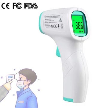 Picture of Non-contact LCD Digital Thermometer Handheld Infrared Forehead Body Thermometer For Baby Adult