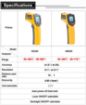 GM320 Handheld Thermometer - Digital Laser Infrared Temperature Sensor - 4
