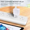 12W USB Port Travel Charger for iPad/iPod/iPhone - EU Plug - 7
