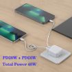 SDC-40W Dual PD USB-C Charger with 1m Type-C to 8 Pin Cable - 6