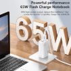 REMAX RP-U55 65W USB+C Fast Charger - UK Plug (White) - 2
